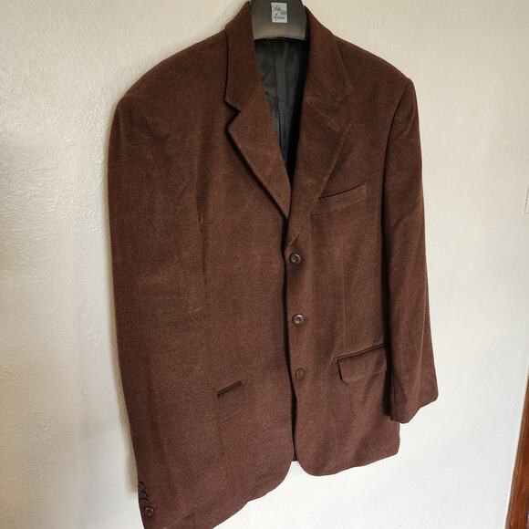 F.R. Tripler & Co. Blazer Suit Jacket Brown Size 42 Regular - Picture 3 of 11